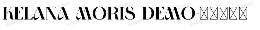 Kelana Moris Demo字体转换